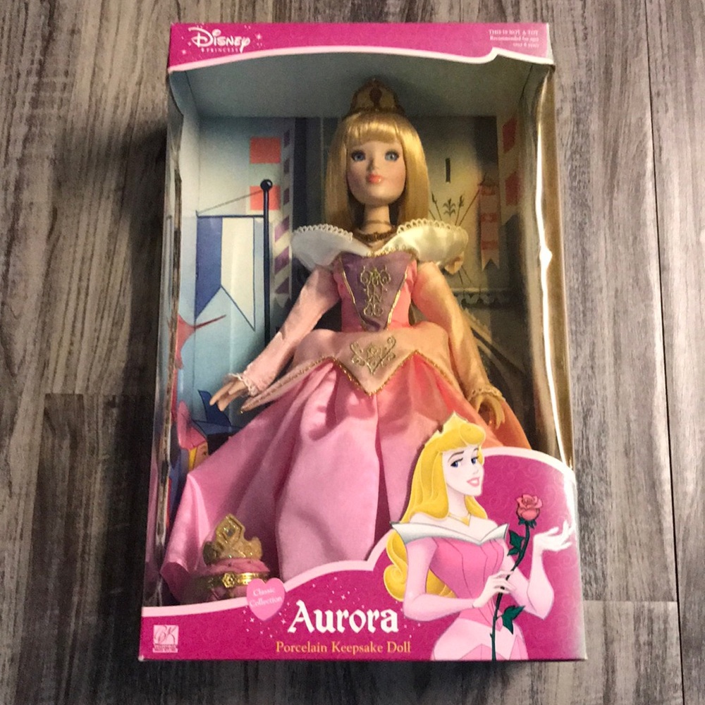 Disney porcelain Aurora doll